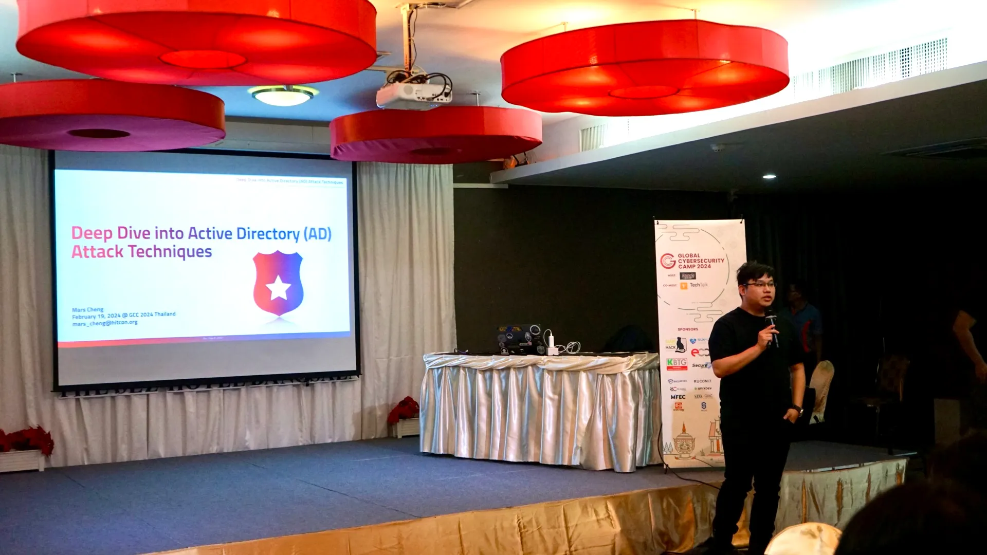 Mar Cheng and his presentation