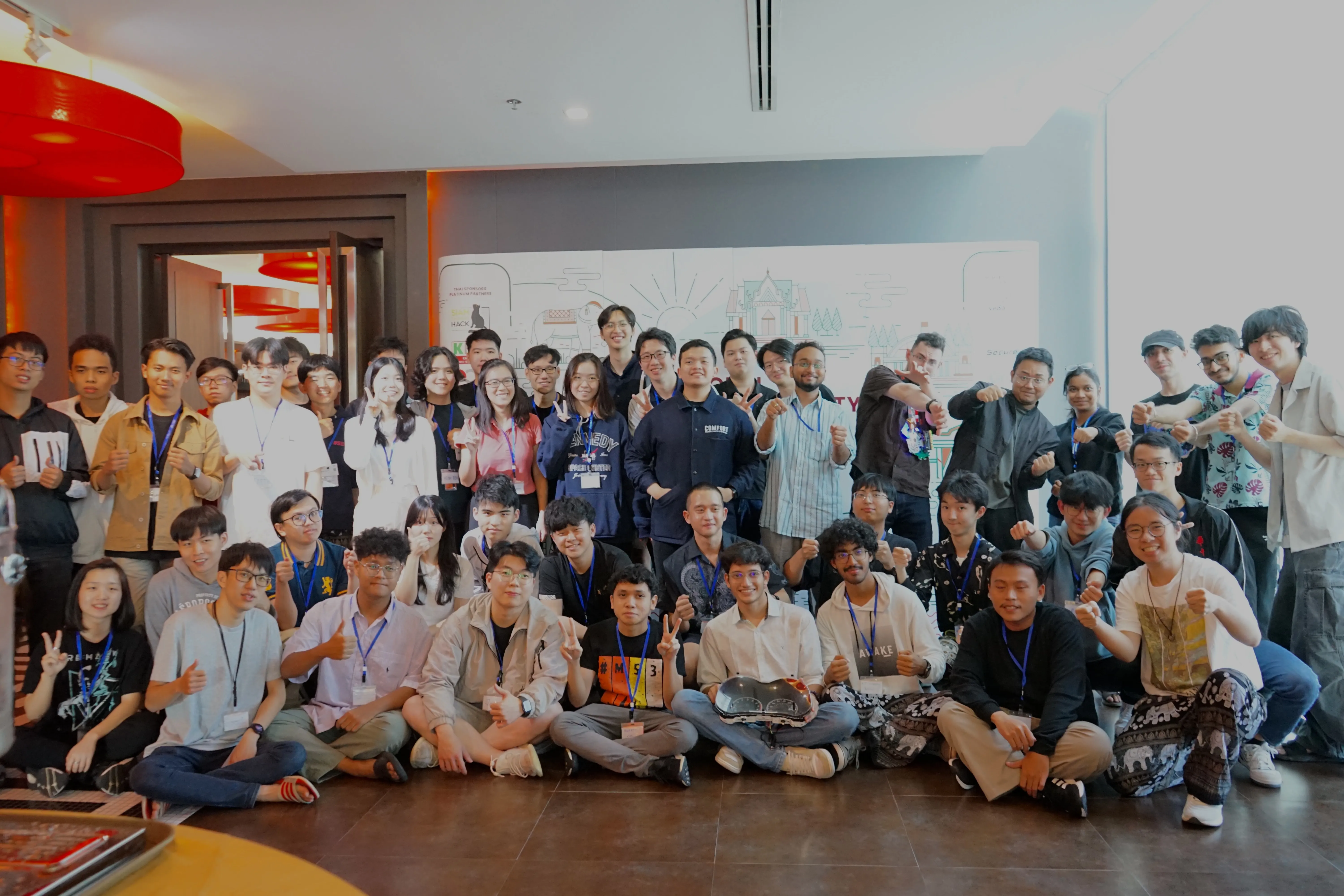 group photo with Kamel