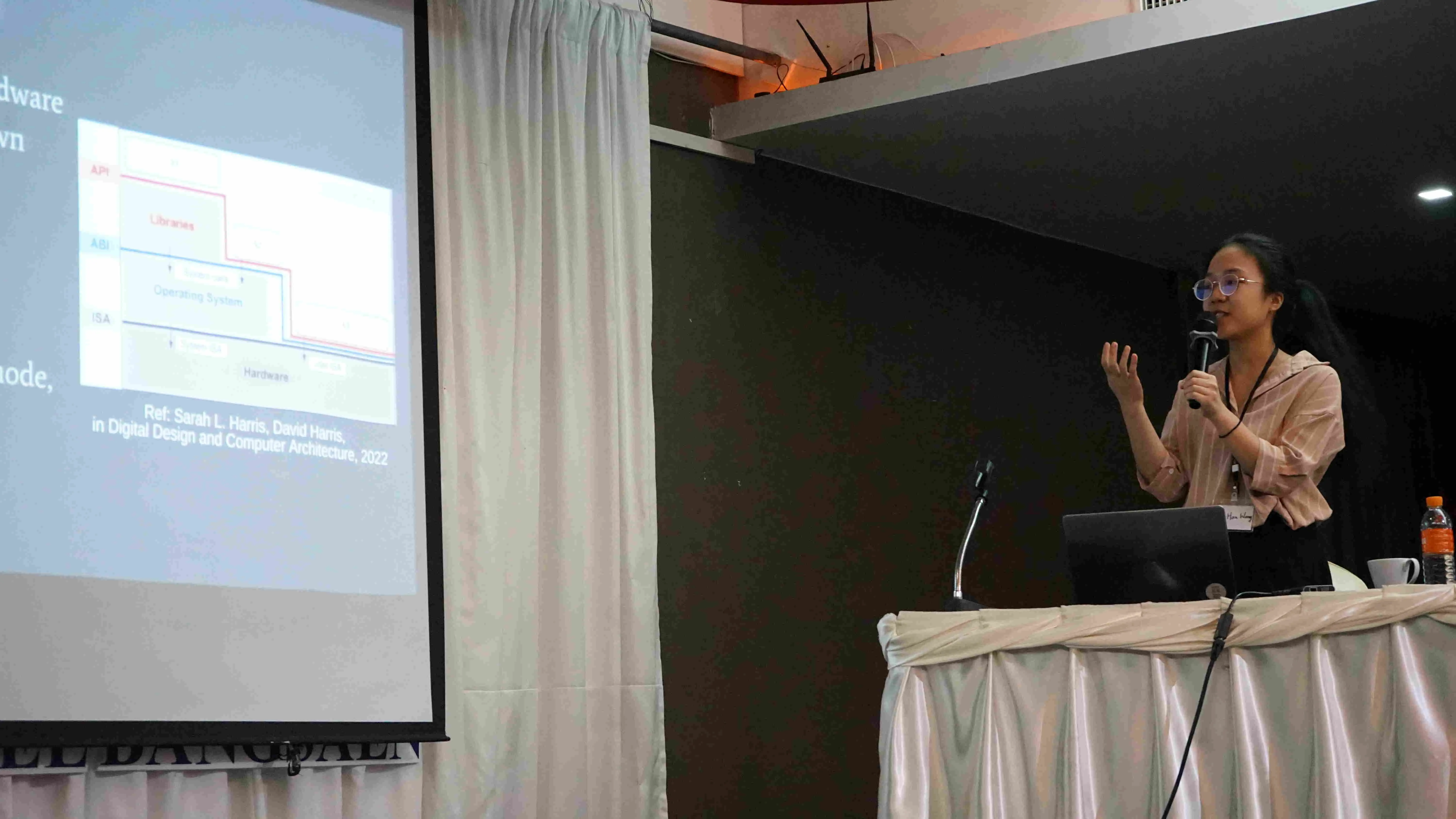 Lisa trying her best to make us understand